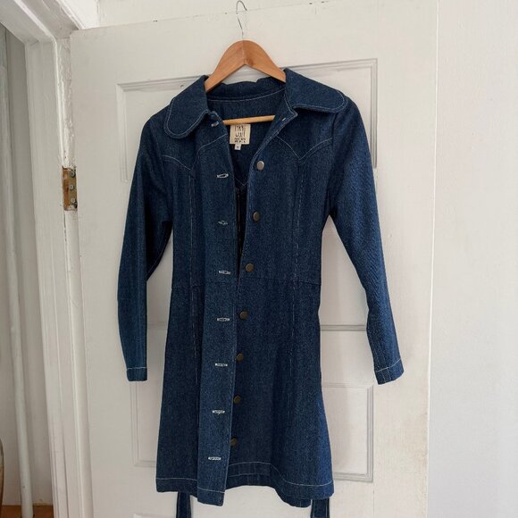 Lykke Wullf Denim Trench Jacket / Dress - Picture 8 of 8